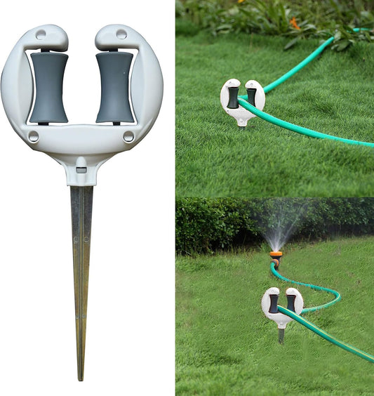 Garden Hose Guide Spikes Rustfree Metal Stake Water Positioning Holder Roller Outdoor Yard Garden Irrigation Tool Garden Hose Stake