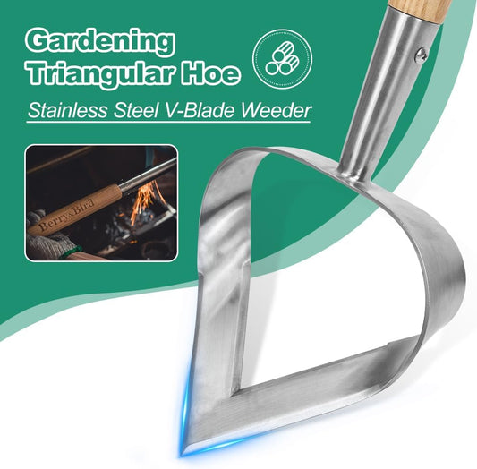 Hoe Garden Tool, Heavy Duty 61.2" Weeding Hoes for Gardening