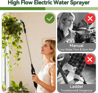 High Reach Electric Plant Waterer for Indoor Hanging Plants