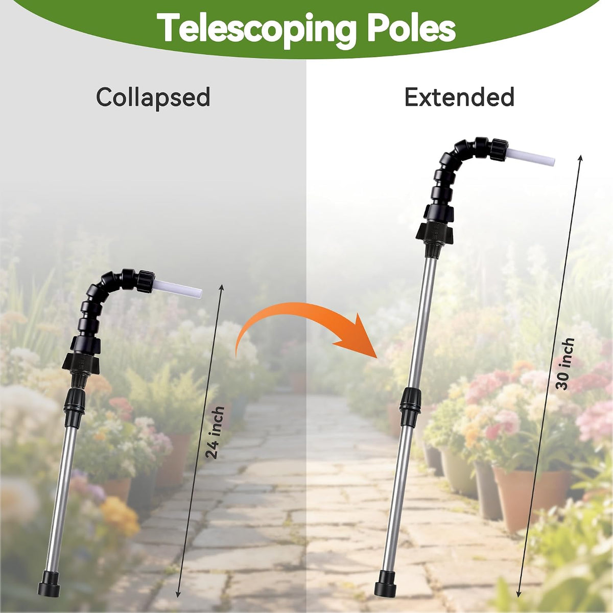 High Reach Electric Plant Waterer for Indoor Hanging Plants