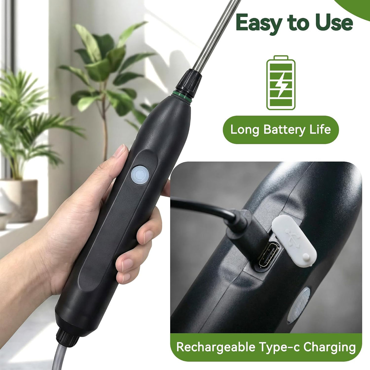 High Reach Electric Plant Waterer for Indoor Hanging Plants
