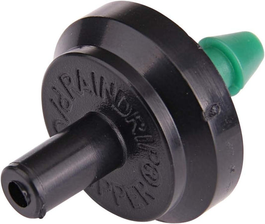 PC8050B 2 GPH Pressure Compensating Drippers, Drip Irrigation Emitters for Drip Irrigation Gardening System, Maintains Constant Water Flow, 50-Pack, Green