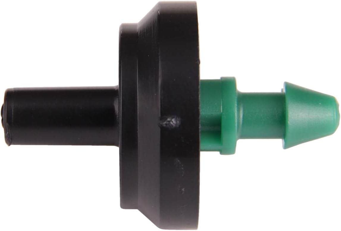 PC8050B 2 GPH Pressure Compensating Drippers, Drip Irrigation Emitters for Drip Irrigation Gardening System, Maintains Constant Water Flow, 50-Pack, Green