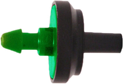 PC8050B 2 GPH Pressure Compensating Drippers, Drip Irrigation Emitters for Drip Irrigation Gardening System, Maintains Constant Water Flow, 50-Pack, Green