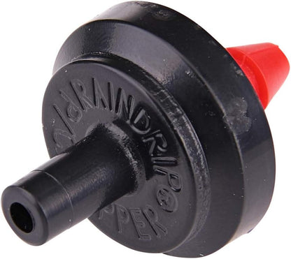 PC8050B 2 GPH Pressure Compensating Drippers, Drip Irrigation Emitters for Drip Irrigation Gardening System, Maintains Constant Water Flow, 50-Pack, Green