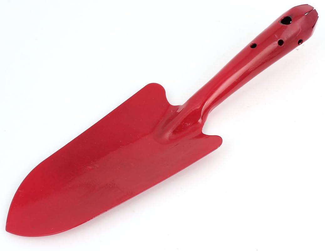 Metal Digging Trowel Grass Plants Transplant Gardening Tools 27cm Length Red (id: e03 cd2 4be 551 a1e