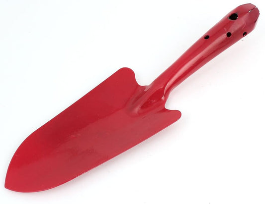 Metal Digging Trowel Grass Plants Transplant Gardening Tools 27cm Length Red (id: e03 cd2 4be 551 a1e