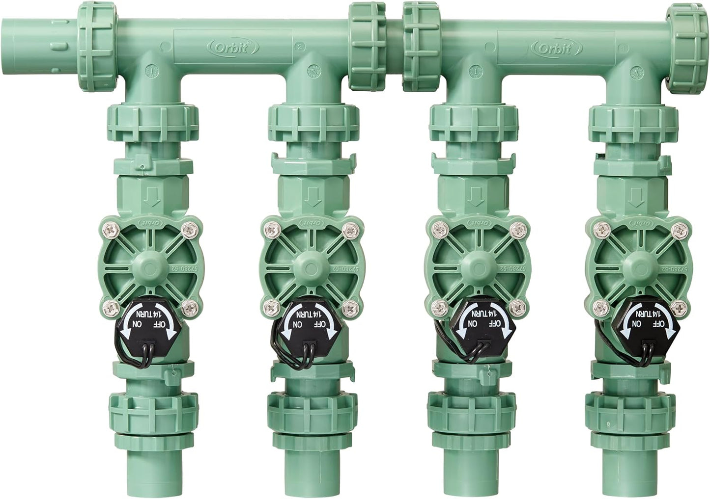 4-Valve Heavy Duty Preassembled Sprinkler Manifold - 57257