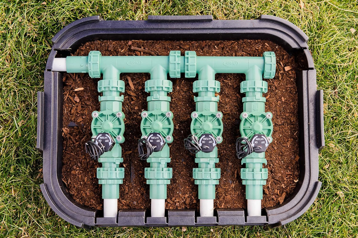 4-Valve Heavy Duty Preassembled Sprinkler Manifold - 57257