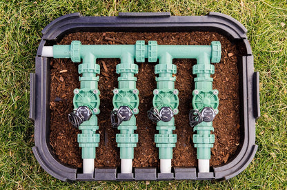 4-Valve Heavy Duty Preassembled Sprinkler Manifold - 57257