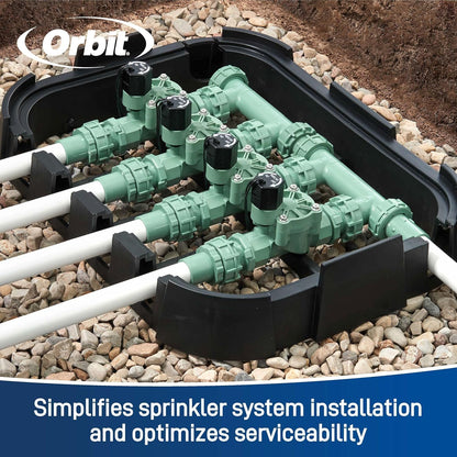 4-Valve Heavy Duty Preassembled Sprinkler Manifold - 57257