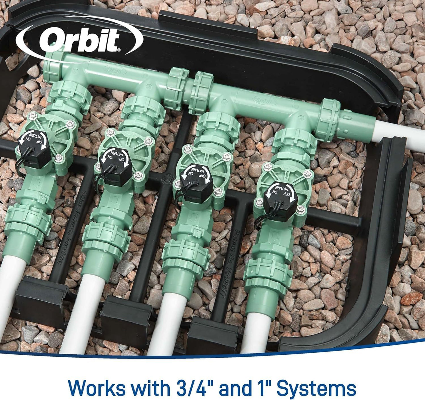 4-Valve Heavy Duty Preassembled Sprinkler Manifold - 57257