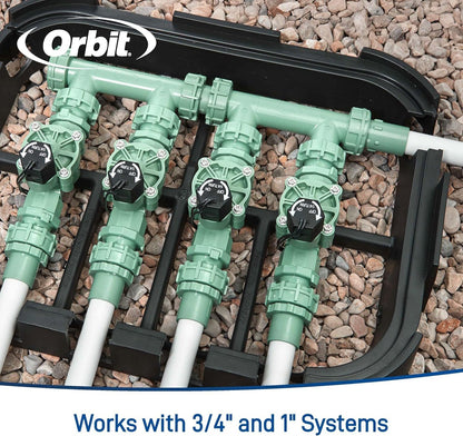4-Valve Heavy Duty Preassembled Sprinkler Manifold - 57257