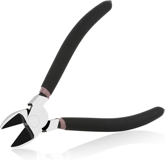 Wire Cutters, Large Heavy Duty Side Cutter Pliers Wire Snips, Flush Cutting Pliers for Jewelry Making, Floral Wire and Crafts, Wire Cutting Tool for Zip Ties, Cable Ties and Plastic