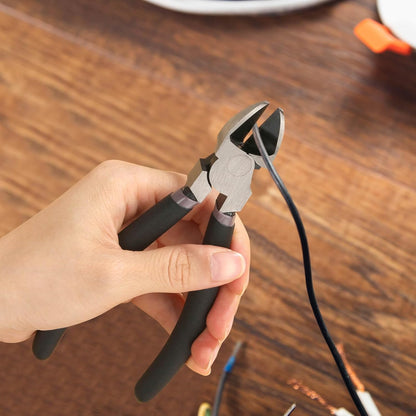 Wire Cutters, Large Heavy Duty Side Cutter Pliers Wire Snips, Flush Cutting Pliers for Jewelry Making, Floral Wire and Crafts, Wire Cutting Tool for Zip Ties, Cable Ties and Plastic