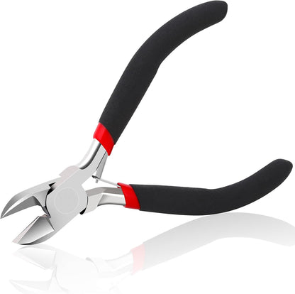 Wire Cutters, Large Heavy Duty Side Cutter Pliers Wire Snips, Flush Cutting Pliers for Jewelry Making, Floral Wire and Crafts, Wire Cutting Tool for Zip Ties, Cable Ties and Plastic