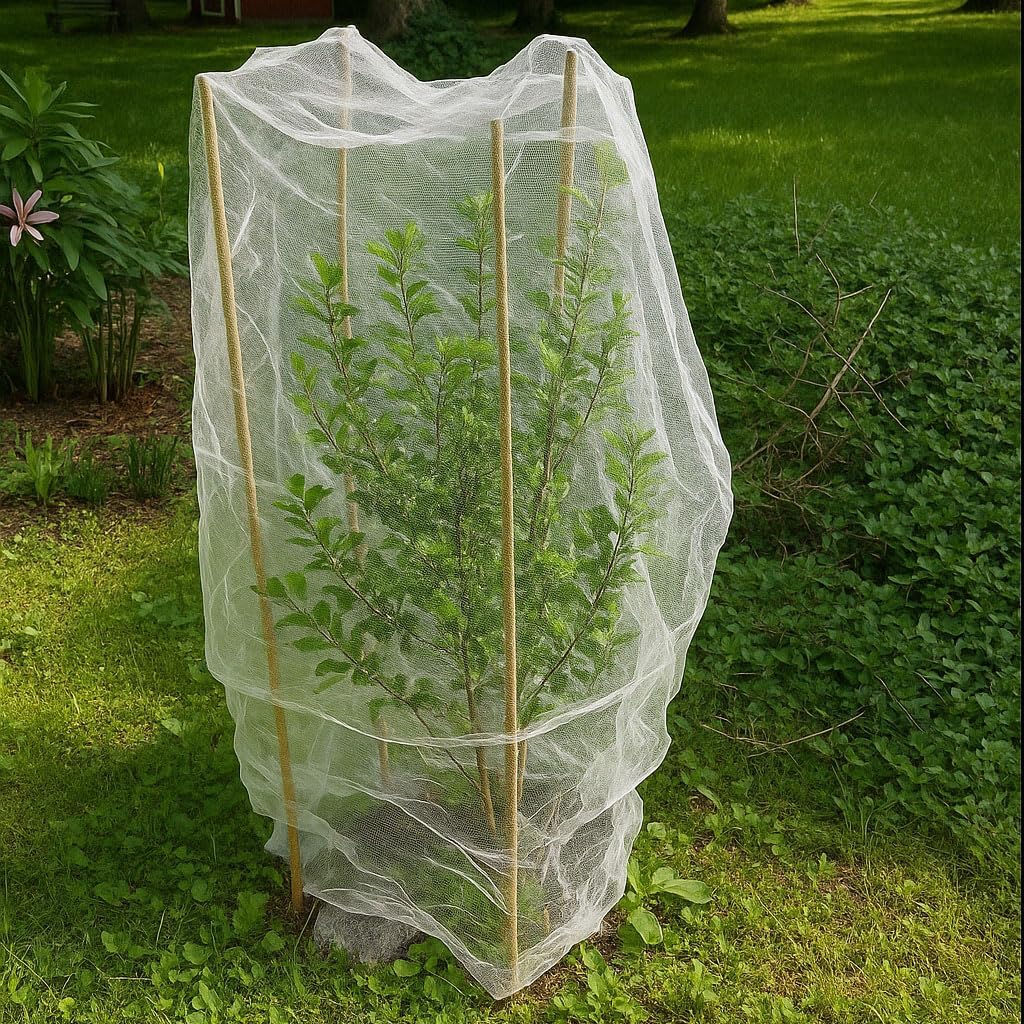 Fruit Tree Protection Bags 4x4.5 FT | Pack of 4 Garden & Insect Netting