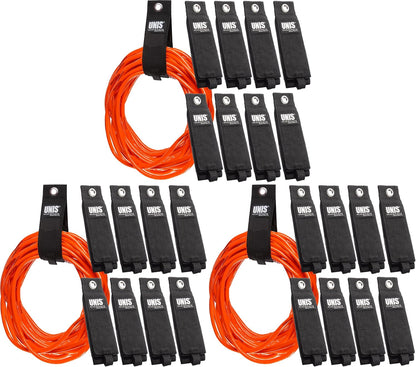 8 Pack Heavy Duty Large 13-inch Extension Cord Storage Extendable Cable Ties Strap Loop Hanger Organizer for Cable, Hose, Power Cord, and Rope