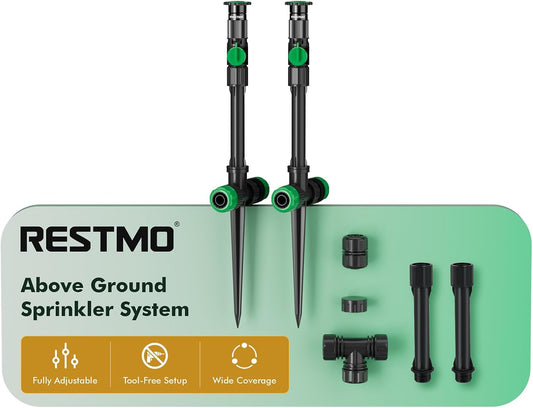 Sprinklers for Yard, Above Ground Irrigation Garden Sprinkler System
