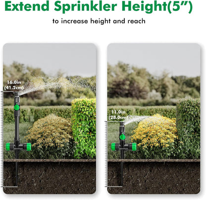 Sprinklers for Yard, Above Ground Irrigation Garden Sprinkler System