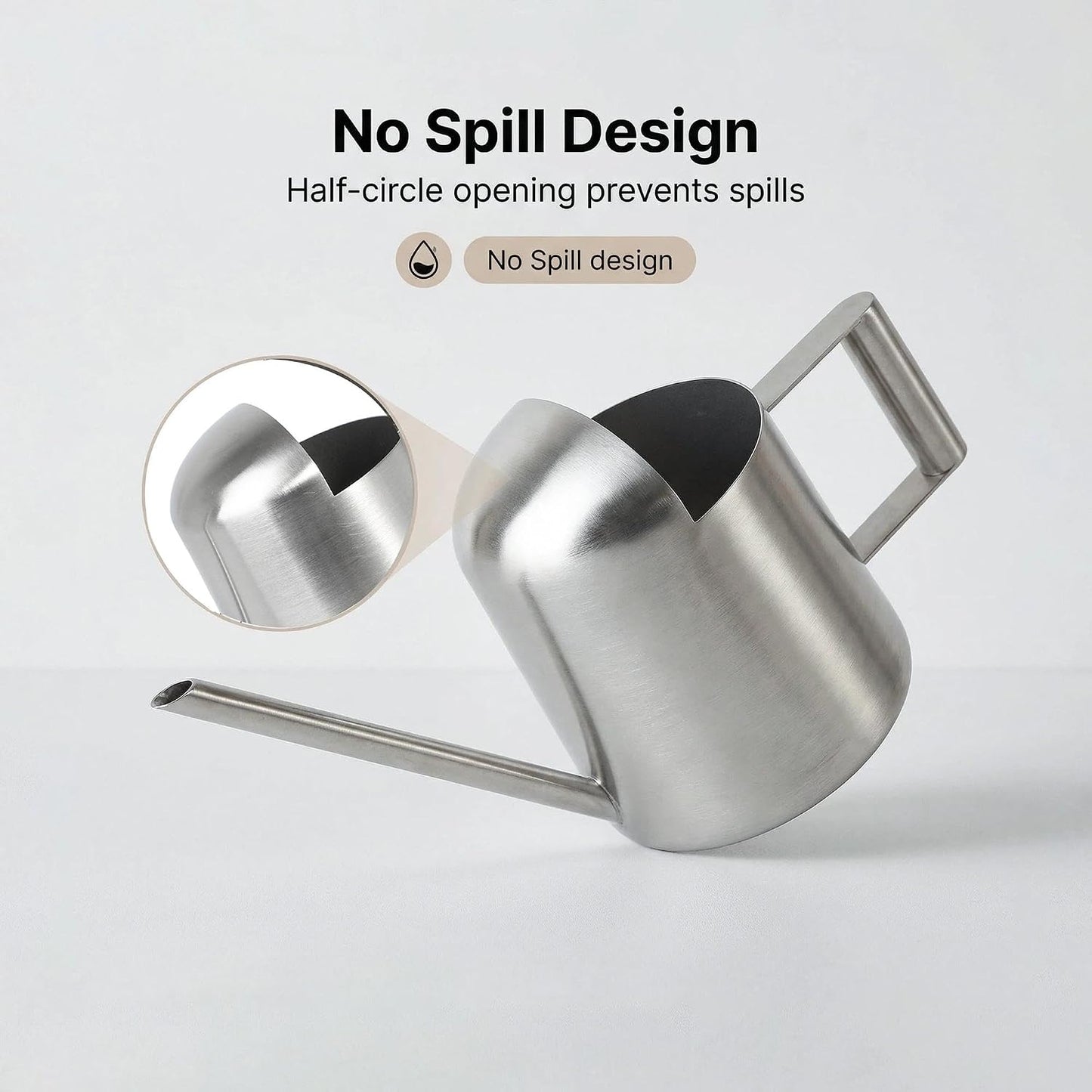 Mini Watering Can for Indoor Plants Stainless Steel Small Watering Can 11oz/300ml