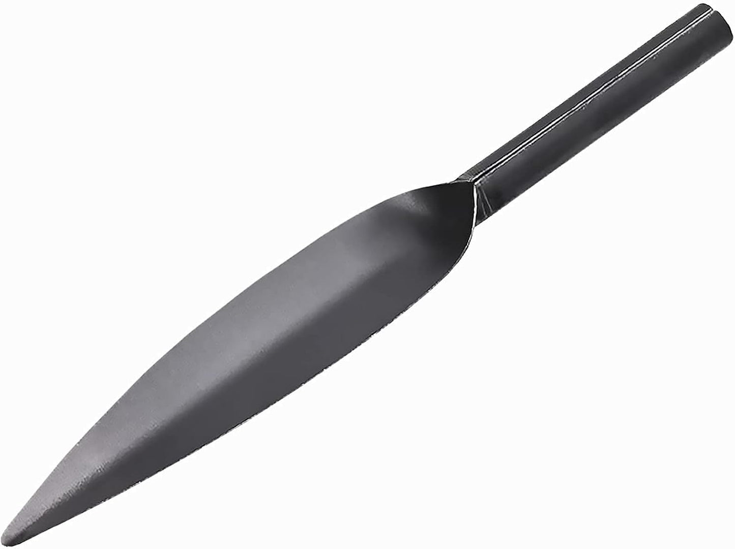 12-inch Garden Trowel Tool Willow Leaf-Shaped Hand Shovel Garden Spade High-Carbon Steel Material One-Piece Forged Heavy Duty Tools Transplanting Digging Planting Weeding, Gray