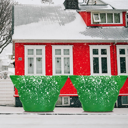 9 Pcs 47.2 x 47.2 Inch Plant Covers Freeze Protection Winter Frost Cloth Reusable Plant Protector Blankets with Drawstrings for Outdoor Garden Shrub Freezing Protection (Green)