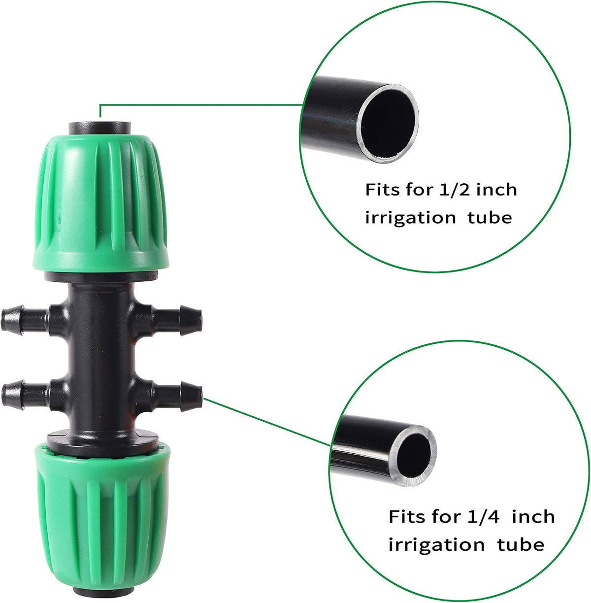 52 FT 1/2”PVC Garden Irrigation Tubing Hose（OD:16mm,ID:12mm)