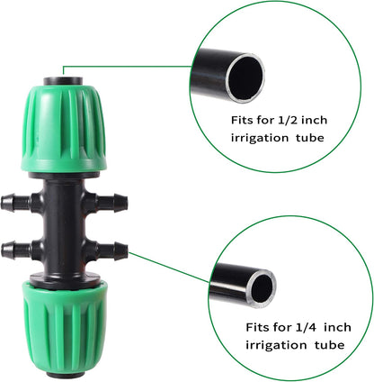 52 FT 1/2”PVC Garden Irrigation Tubing Hose（OD:16mm,ID:12mm)