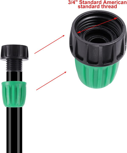 52 FT 1/2”PVC Garden Irrigation Tubing Hose（OD:16mm,ID:12mm)