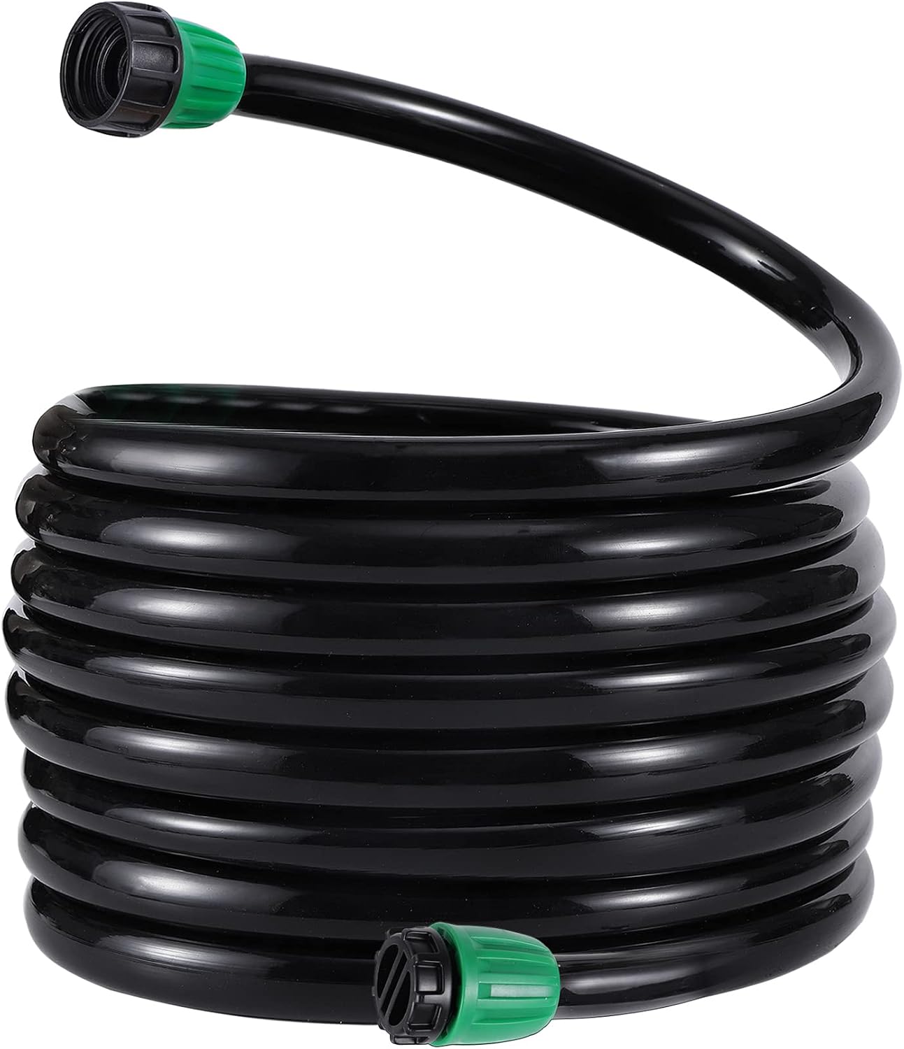 52 FT 1/2”PVC Garden Irrigation Tubing Hose（OD:16mm,ID:12mm)