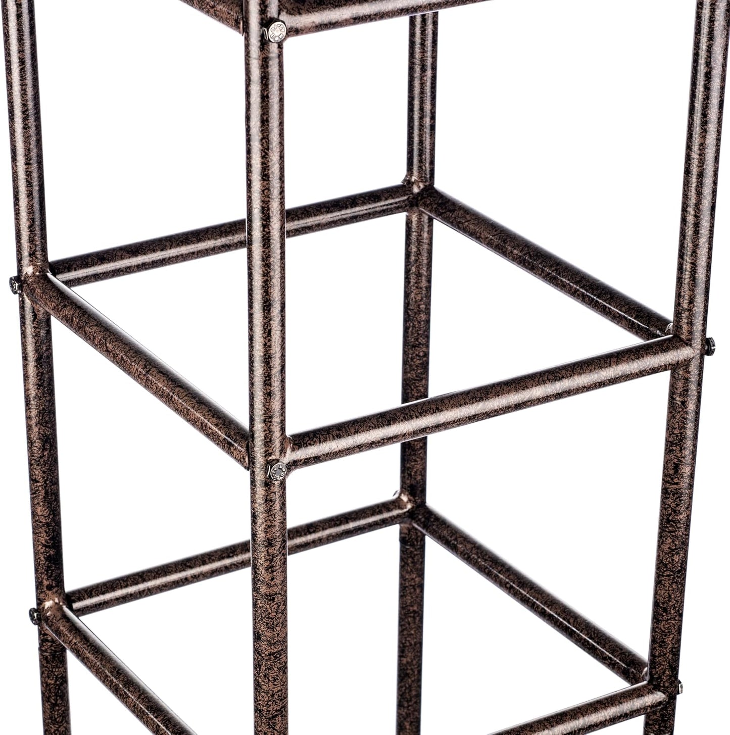 Trellis Obelisk Tall 15.5" Square x 105" H Metal Garden Decor Vertical Yard Art for Roses Climbing Plants Weather Resistant