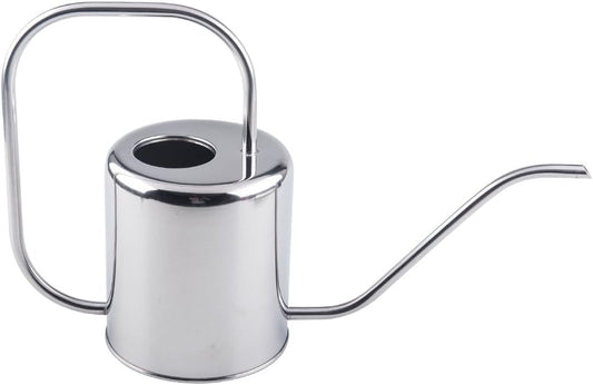 51 Oz Stainless Steel Watering Can Modern Style Watering Pot, Watering Can with Long Spout for Easy Pour, Water Outdoor Garden, Indoor Plant (Silver)