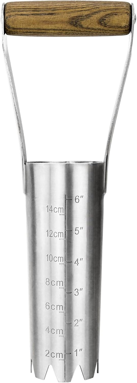 Bulb Planter Tool, 6 inches Depth Mark Tulip Bulb Planter Tool