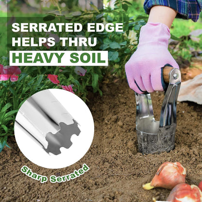 Bulb Planter Tool, 6 inches Depth Mark Tulip Bulb Planter Tool