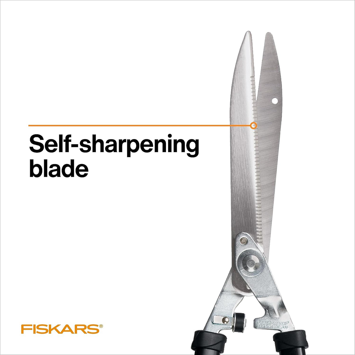 25"-33" Power-Lever Extendable Garden Hedge Shears, 10” Blades