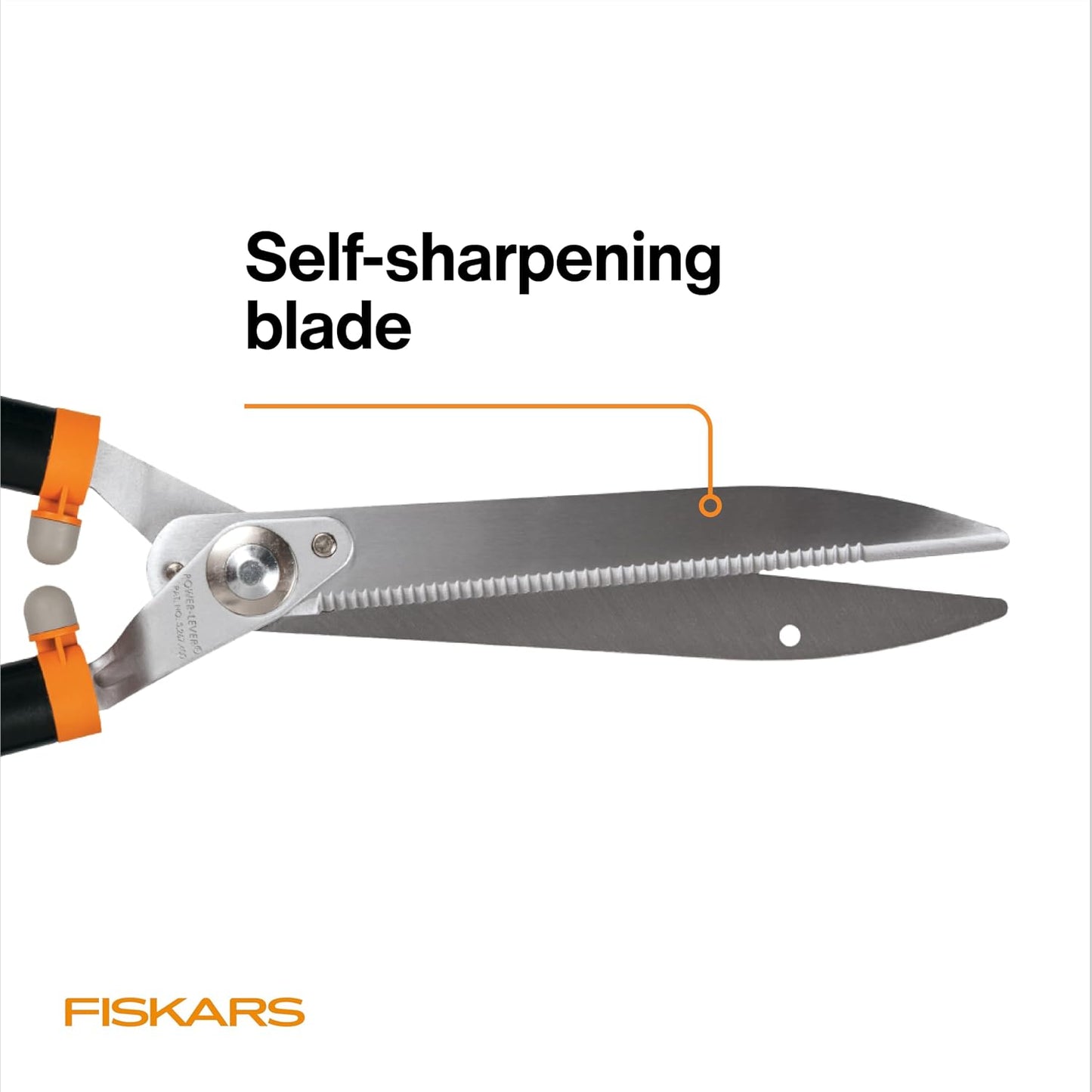 25"-33" Power-Lever Extendable Garden Hedge Shears, 10” Blades