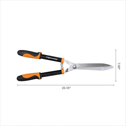 25"-33" Power-Lever Extendable Garden Hedge Shears, 10” Blades