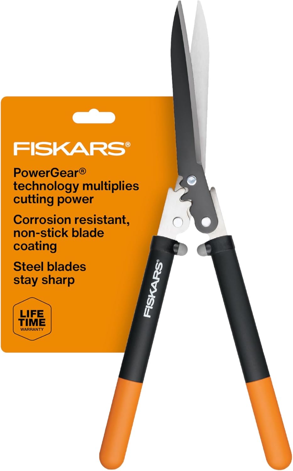 25"-33" Power-Lever Extendable Garden Hedge Shears, 10” Blades