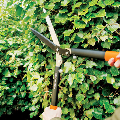 25"-33" Power-Lever Extendable Garden Hedge Shears, 10” Blades
