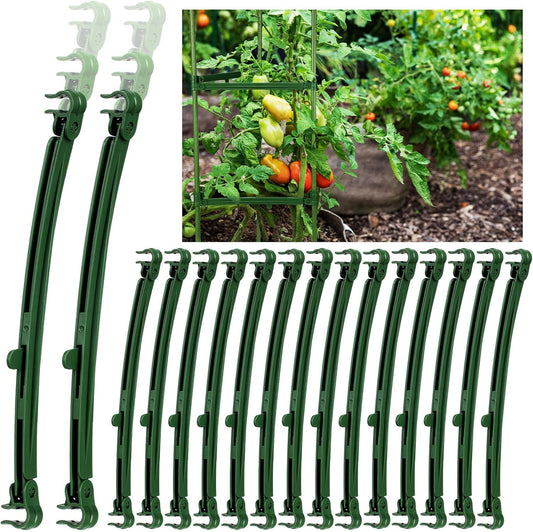 24 Pcs Garden Adjustable Stake Arms for Tomato Cage 10 to 14''