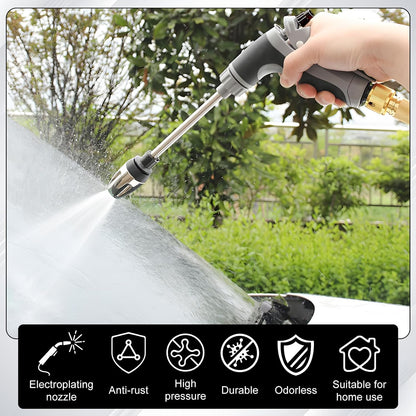 Pressure Washer, High Pressure Hose Nozzle with Connectors, Water Sprayer Cleaning Tool for Car Window, High and Portable Pressure Washer Wand for Plant Watering and Lawn Care(Water Gun + Connector)