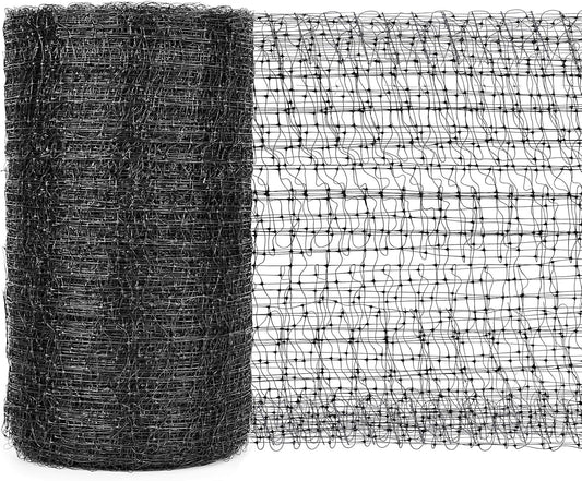 Black Bird Netting for Garden Balcony, Deer Fence Pigeon Net 7 x 100 Ft