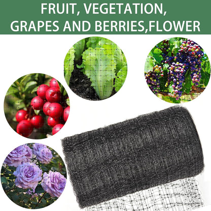Black Bird Netting for Garden Balcony, Deer Fence Pigeon Net 7 x 100 Ft