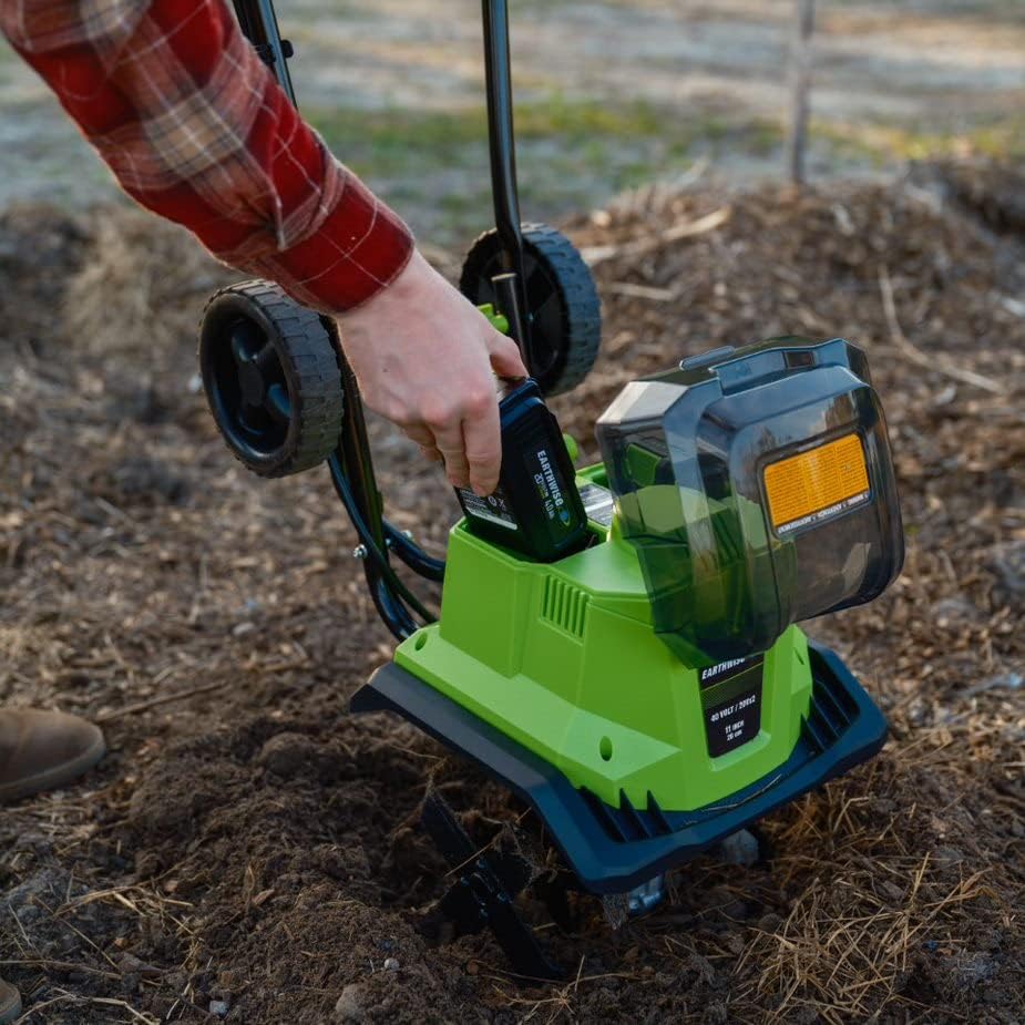 TC70020IT 20V 7.5" Cordless Electric Garden Tiller Cultivator