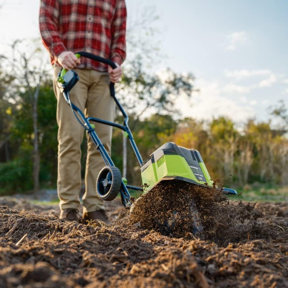 TC70020IT 20V 7.5" Cordless Electric Garden Tiller Cultivator