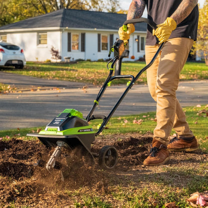 TC70020IT 20V 7.5" Cordless Electric Garden Tiller Cultivator
