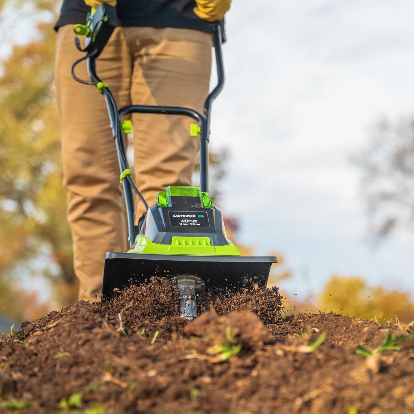 TC70020IT 20V 7.5" Cordless Electric Garden Tiller Cultivator