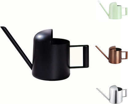 Mini Watering Can, 10oz/300ml Stainless Steel Long Spout Small Watering Can for Indoor Plants Succulents, Herbs (Bronze)