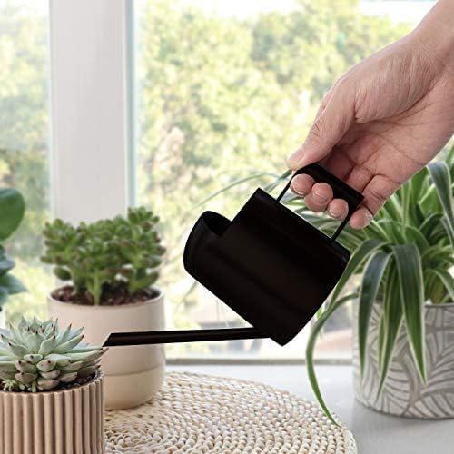 Mini Watering Can, 10oz/300ml Stainless Steel Long Spout Small Watering Can for Indoor Plants Succulents, Herbs (Bronze)